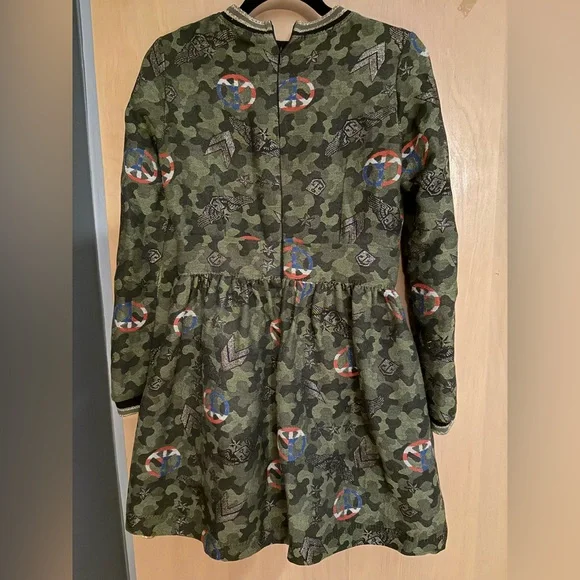 Niumi Camo Fit and Flare Sweater Dress - Picture 2 of 4